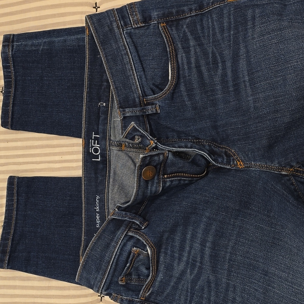Ann Taylor LOFT Classic Blue Women's Skinny Jeans